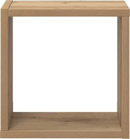vidaXL Ράφια Τοίχου με ράφι Επιτοίχιο Artisan Oak Επεξεργασμένο ξύλο