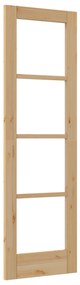 vidaXL Εσωτερική Πόρτα με Γυαλί "ORKDAL" 61x198,5x4 cm Στερεό Ξύλο Πεύκου