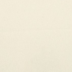 Μαξιλάρι Πάγκου Κήπου Κρεμ Λευκό 120x50x7 εκ. Ύφασμα Oxford - Λευκό