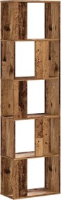 vidaXL Βιβλιοθήκη 5 Επιπέδων 45x23,5x162,5 εκ. Επεξεργ. Ξύλο