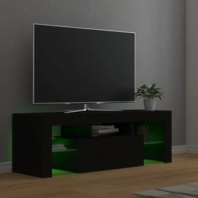 Έπιπλο Τηλεόρασης με LED Μαύρο 120 x 35 x 40 εκ. - Μαύρο