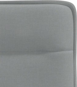 vidaXL Καρέκλες Τραπεζαρίας 4 τεμ Αν. Γκρι Υφασμάτινες