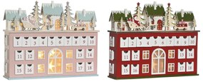 Εορταστικό Ημερολόγιο DKD Home Decor Ξύλο 37,5 x 8,5 x 31 cm (x2)