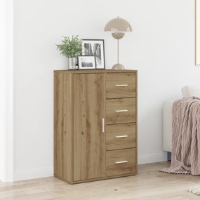 vidaXL Μπουφές Artisan Oak 60x31x84 εκ Επεξεργασμένο ξύλο