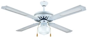 Ανεμιστήρας Οροφής Με Φως 132εκ. Eurolamp 147-29000 White