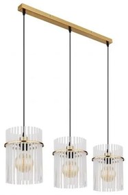 Κρεμαστό Φωτιστικό Οροφής 3xE27 Gorley Globo Lighting 15698-3HM Χρυσό