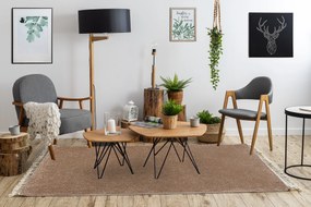 Χαλί BERBER 9000 μπεζ Φράντζα Βερβερικές Μαροκινό δασύτριχος