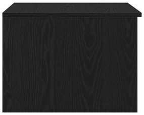 vidaXL Τραπεζάκι σαλονιού with Drawer Μαύρη δρυς 50 x 50 x 36 εκ.