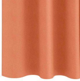 vidaXL Κουρτίνες με κουρτίνες 2 pcs Τερακότα 140x140cm Πολυεστέρας