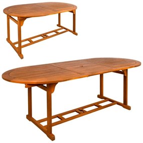 Επεκτάσιμο Τραπέζι Aktive 200 x 74 x 90 cm ξύλο ακακίας