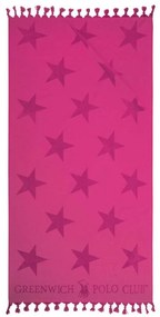 Πετσέτα Θαλάσσης 3832 Bordo-Fuchsia Greenwich Polo Club Θαλάσσης 90x170cm 100% Βαμβάκι