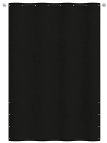 Διαχωριστικό Βεράντας Μαύρο 160 x 240 εκ. Ύφασμα Oxford - Μαύρο
