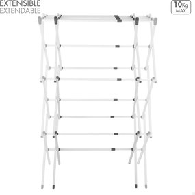 Απλώστρα Ρούχων Max Home Μέταλλο 75 X 104 X 37 CM (x2)