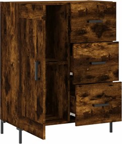 vidaXL Ντουλάπι Καπνιστή Δρυς 69,5 x 34 x 90 εκ. Επεξεργασμένο Ξύλο