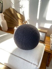 Διακοσμητικό Μαξιλάρι Ανθρακί TEDDY TOP 25 25x25x25