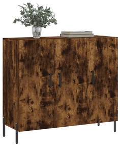 vidaXL Ντουλάπι Καπνιστή Δρυς 90x34x80 εκ. Επεξεργασμένο Ξύλο