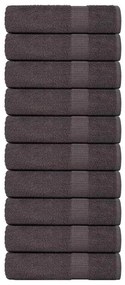 vidaXL Πετσέτες Μπάνιου FROGN 10 τεμ. Ανθρακί 70x140 εκ. 360 γρ./μ²