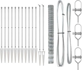 vidaXL Στύλος Περιφράξεων Γαλβανισμένο 25 x 1,6 μ Ατσάλι