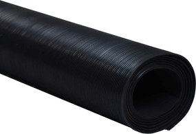 vidaXL Μάτ δαπέδου Μαύρο 1 x 2 m Λάστιχο
