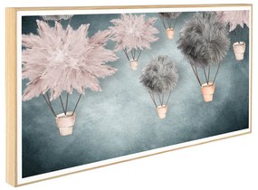 Παιδικό Κάδρο Γούνινα Αερόστατα KDP6 30x60cm