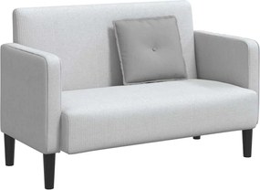 vidaXL Μαξιλάρι Πλάτης Σκίουρος Γκρί 50 x 19 x 45 εκ ύφασμα