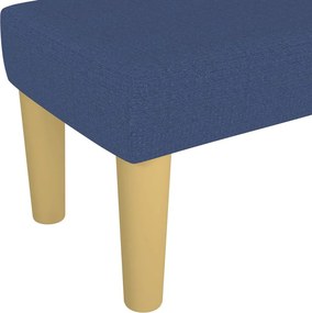 vidaXL Πάγκος Μπλε 100x30x30 εκ. Υφασμάτινος