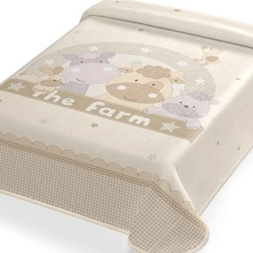 Κουβέρτα Βελουτέ Κούνιας (110x140) Belpla 664 Μπεζ