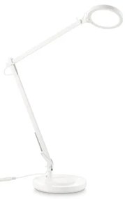 Επιτραπέζιο Φωτιστικό Γραφείου LED 12,5W Λευκό Dimmer Αφής Futura 272078 Ideal Lux 272078