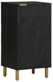 Ραφιέρα Μαύρη 40x33x75 εκ. από Επεξεργασμένο Ξύλο