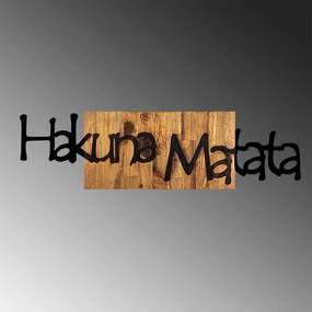 Decorative Wooden Wall Accessory Hakuna Matata 4 Black
Light Walnut