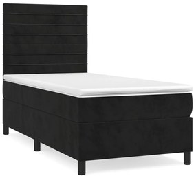 ΚΡΕΒΑΤΙ BOXSPRING ΜΕ ΣΤΡΩΜΑ ΜΑΥΡΟ 90X190 ΕΚ. ΒΕΛΟΥΔΙΝΟ 3143057