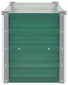 vidaXL Ζαρντινιέρα Υπερυψωμένη Πράσινη 160x40x45 εκ. Γαλβαν. Χάλυβας