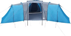 vidaXL Σκηνή Οικογενειακή Θόλος 12 Ατόμων Αδιάβροχη Μπλε