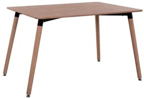 ΤΡΑΠΕΖΙ HM8697.04 MINIMAL, 160Χ90X74,5, ΦΥΣΙΚΟ ΜΕ ΞΥΛΙΝΑ ΠΟΔΙΑ ΟΞΙΑ