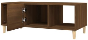 vidaXL Τραπεζάκι Σαλονιού Καφέ Δρυς 102x50x40 εκ. Επεξεργασμένο Ξύλο