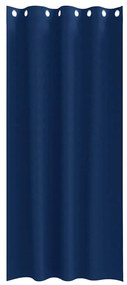 vidaXL Κουρτίνες με κουρτίνες 2 pcs Σκούρο Μπλε 245x140εκ. Πολυεστέρας