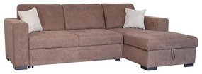 Γωνιακός Καναπές Vitoria Δεξιά Γωνία Καφέ 255x154x83 εκ. 255x154x83 εκ.