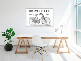 Αφίσα - Bicyclette - 60x40 - Μαύρο - Χωρίς πασπαρτού