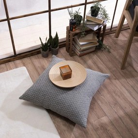 Μαξιλαροθήκη Διακοσμητική Δαπέδου Michigan 11 Light Grey Teoran 65Χ65 Cotton-Acrylic