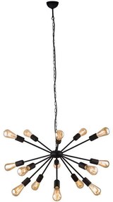 Φωτιστικό Οροφής Rod XV 9733 Black Nowodvorski Metal