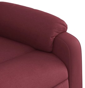 Πολυθρόνα Ανακλινόμενη Ηλεκτρική Μπορντό Υφασμάτινη 3205181
