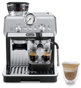 Delonghi EC9155.MB La Specialista, Μηχανή Espresso , 1550W , Πίεσης 15bar με Μύλο Άλεσης Ασημί