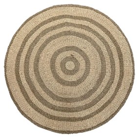 Χαλί DKD Home Decor Μπεζ Καφέ (150 x 1 x 150 cm)