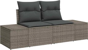 vidaXL Σετ Καναπέ Κήπου 5 pcs Γκρι συνθετικό ρατάν