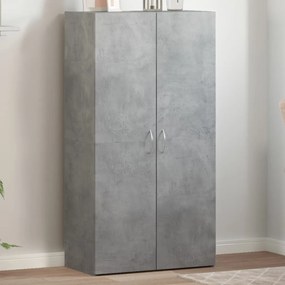 vidaXL Αρχειοθήκη Γκρι Σκυρ. 60x32x115 εκ. Επεξεργασμένο Ξύλο