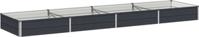vidaXL Υψωμένο Κρεβάτι Κήπου Ανθρακί 320 x 80 x 24 εκ.