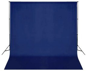 vidaXL Φόντο για Υπέρθεση Εικόνας Μπλε 300 x 300 εκ. Βαμβακερό