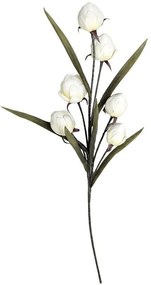 Τεχνητό Λουλούδι MAP112K4 110cm White Espiel Polyethylene