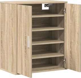 vidaXL Παπουτσοθήκη Sonoma Δρυς 60 x 35 x 70 εκ. από Επεξ. Ξύλο