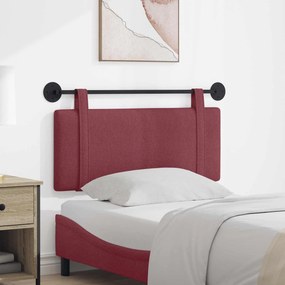 vidaXL Κεφαλάρι κρεβατιού κρεμαστό Κόκκινο ύφασμα